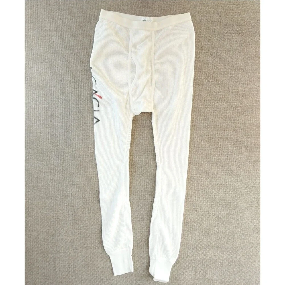 Vintage Morgan Mills Mens Long Johns Thermal Shirt Top Legging Bottom USA Size M